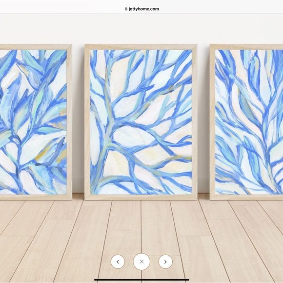 Jetty Home- Seaweed Blues- Set of 3 - Picture 2 of 4